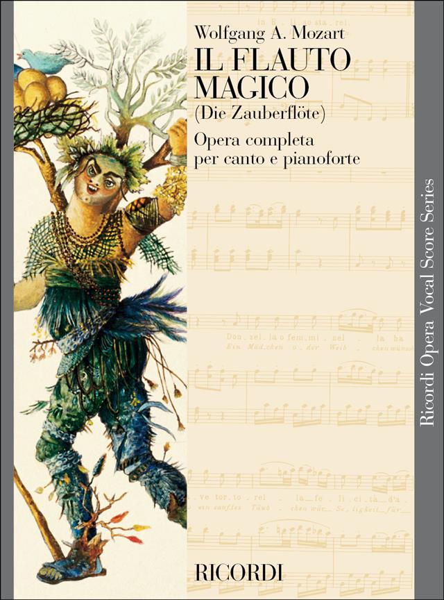 Il flauto magico - Testo Italiano - Tedesco - árie pro zpěv a klavír